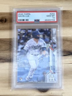 Gavin Lux 2020 TOPPS RC PSA 10