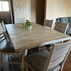 Dining Table 6 Chairs 
