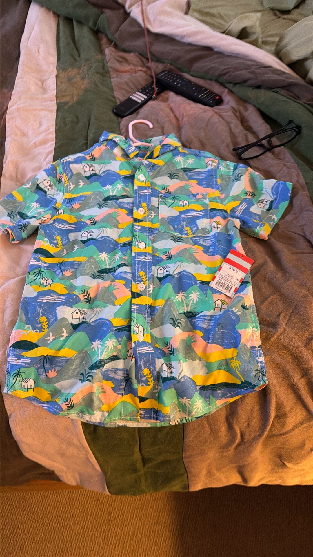 Cat & Jack Boys Shirt Sz Small 6/7