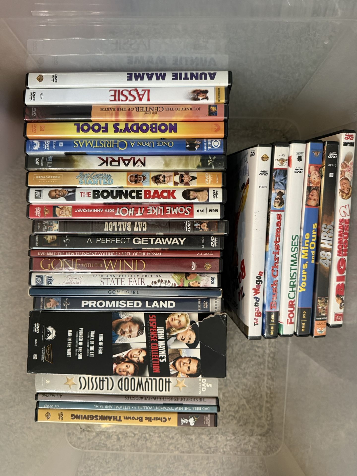 Box Of DVD Movies