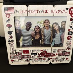OKLAHOMA SOONERS JULIA GASH RED PICTURE FRAME - RED