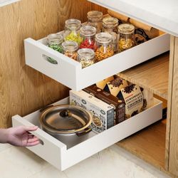 HBL 2-Pack Pull Out Cabinet Organizer 21in