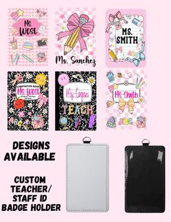 Teacher Badge Holders