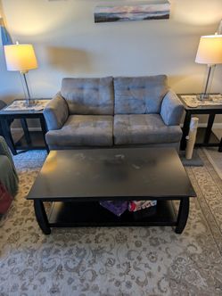 Love seat and table set