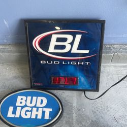 Bud Light Clock