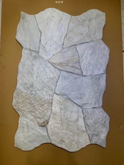 Neptune — Micas Gold 17 in. x 26 in. Matte Porcelain Stone Look Floor Tile (10.76 sq. ft. /Case)