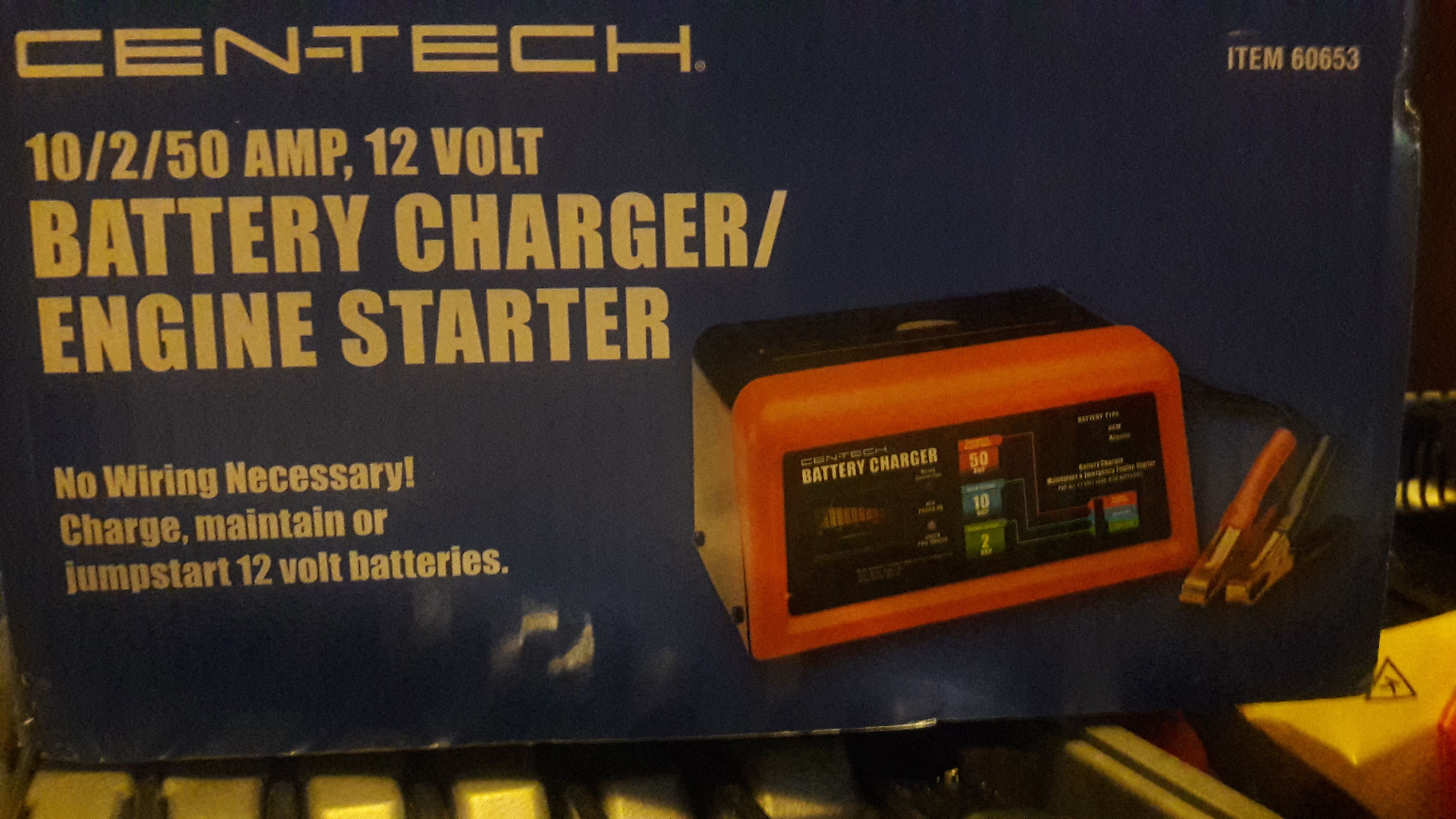 Cen Tech 10/2/50 Amp 12v Manual Car Battery Charger With Engine Start for  Sale in Fremont, CA - OfferUp