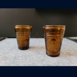 Vintage Military Symbol Tequila Shot Glasses.