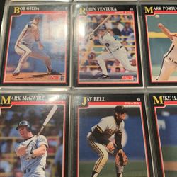 1991 Score Baseball Cards Entire Set And All Inserts From That Year.
