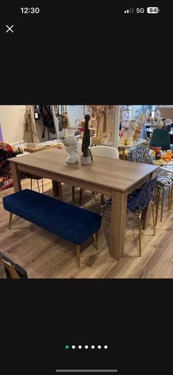 Gray Oakwood table discounted