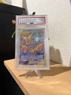 PSA 9 Moltres Zapdos Articuno GX SM210 Promo Pokemon Card