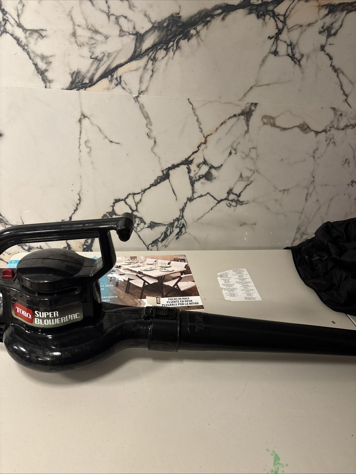 Toro Super Blower Vac electric corded Leaf Blower Good Condition