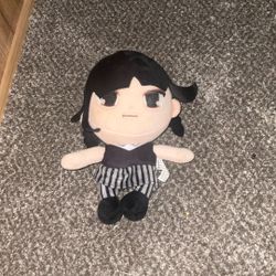 Wednesday Addams stuffed animal