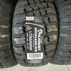 New LT265/50R20 Kanati Overland $200 Per Tire