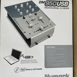  Numark DM 950 USB DJ Mixer
