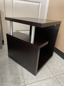Dark Brown Wood Night Stand