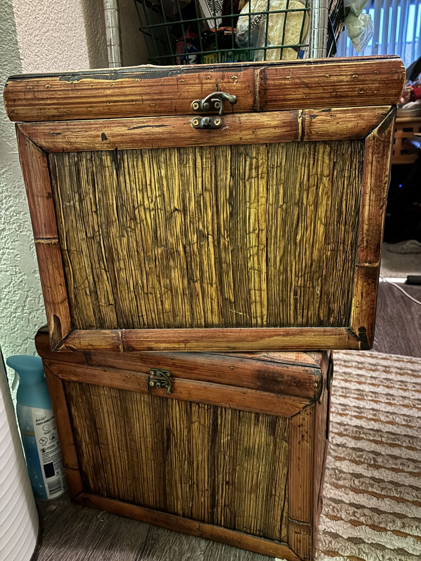 Bamboo Faux Boxes Two (2)