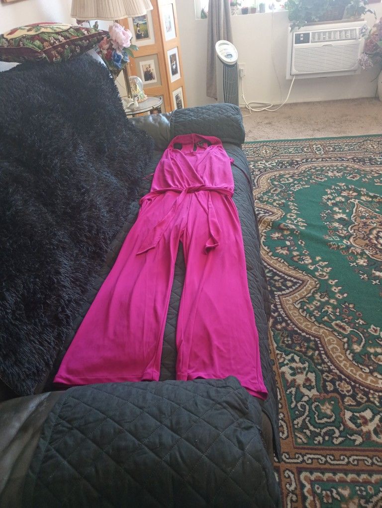 Hot Pink Romper