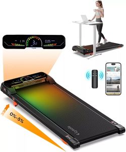 4-in-1 Walking Pad Treadmill with Incline, 340 LB Capacity, APP & Remote Control