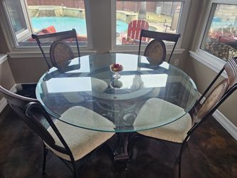 54" Glass Table