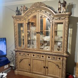 Complete Collection - China Cabinet, 9pc Dining Table Set, Coffee Table, and 2 End Tables
