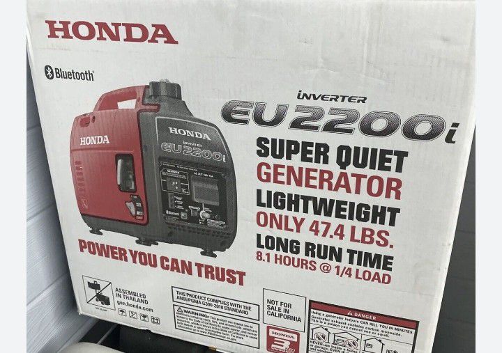 (NEW) Honda 2200i Inverter/Generator 