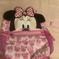 Bb Backpack De Minni Mouse Con Sujetador
