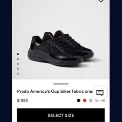 Prada Ones Americas Cup Calf Skin