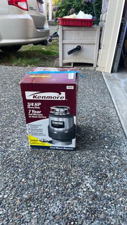Brand New Kenmore 3/4 HP Heavy Duty Food Waste Disposer