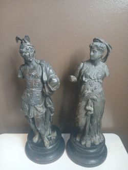 Vintage antique statues