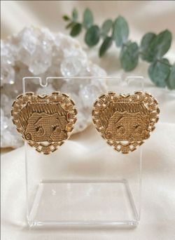 Betty Boop Earrings Gold Plated