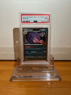 2024 POKEMON TRICK OR TRADE #057 GENGAR PSA 9