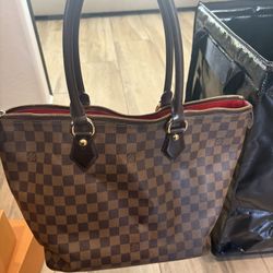 louis vuitton Damier Ebene Saleya MM