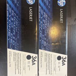 2 Pack New HP 36A Black Toner Cartridge (CB436A) for LaserJet M1120 M1522 P1505