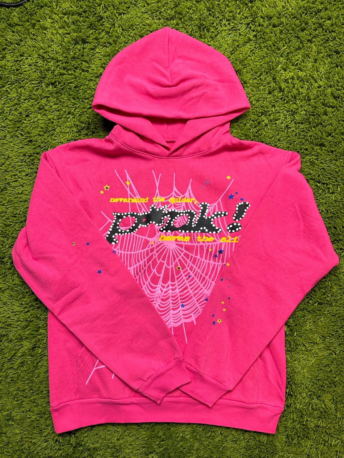 PINK sp5der hoodie