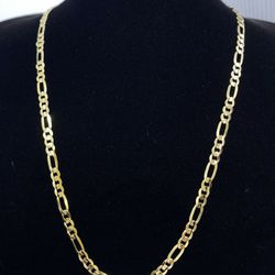 $2100 Yellow Gold Figaro Chain