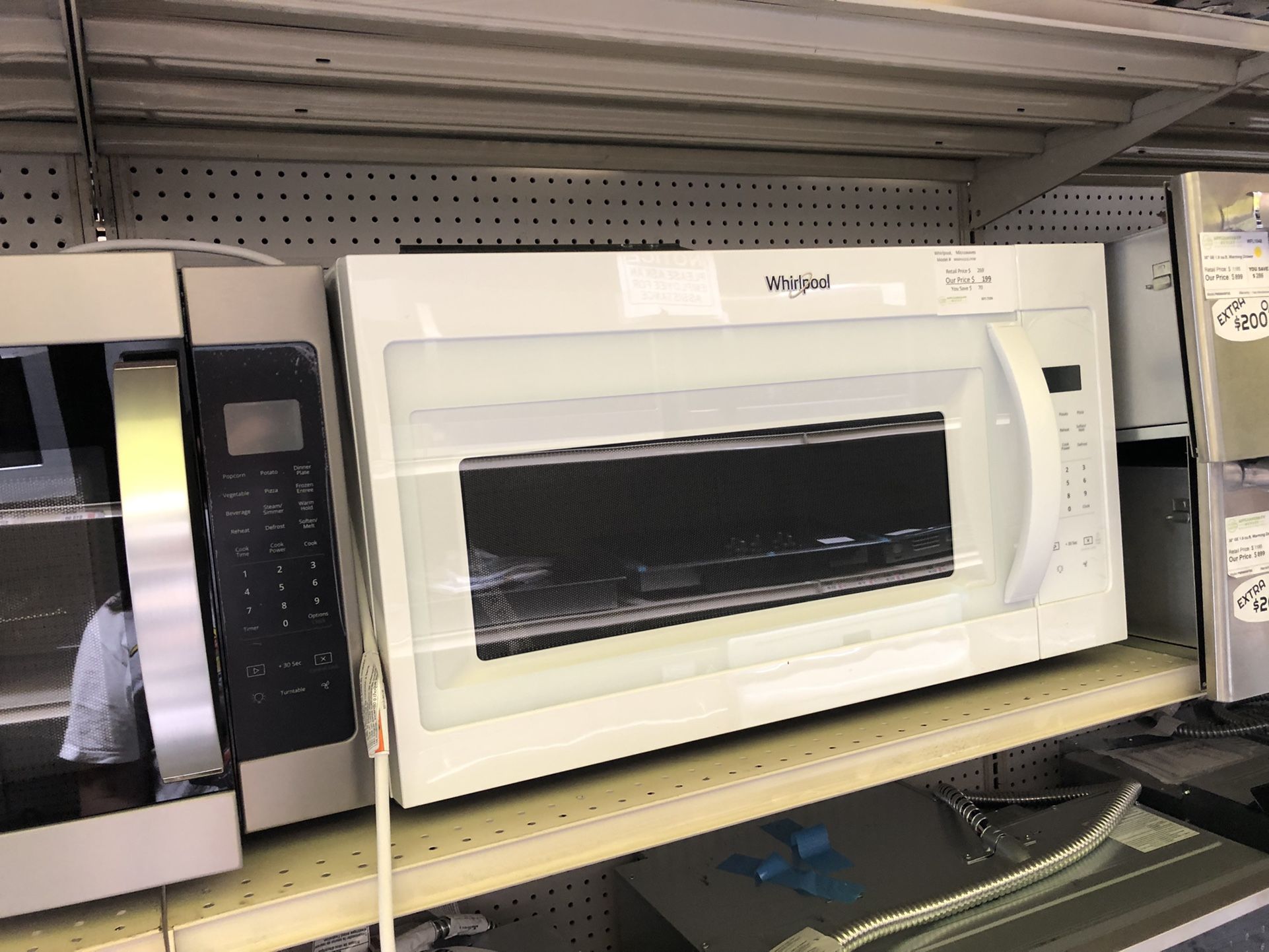 Whirlpool Over The Range Microwave