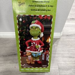 The Grinch & Max Statue By Jim Shore New Christmas 