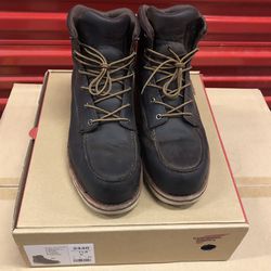 Red Wing Boots Chocolate Brown With Toe Protection 
