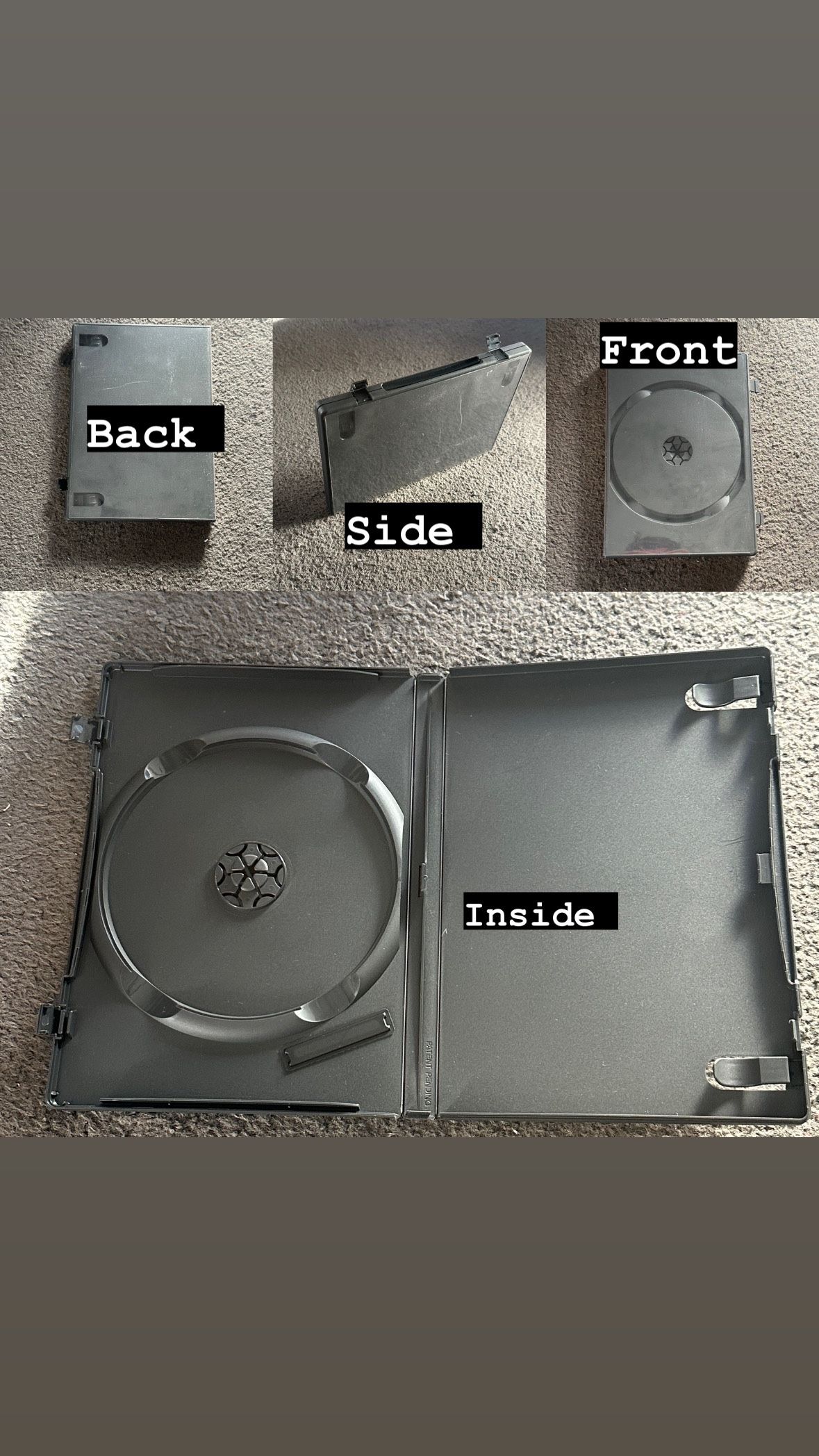 Empty DVD Case For DVDs &CDs