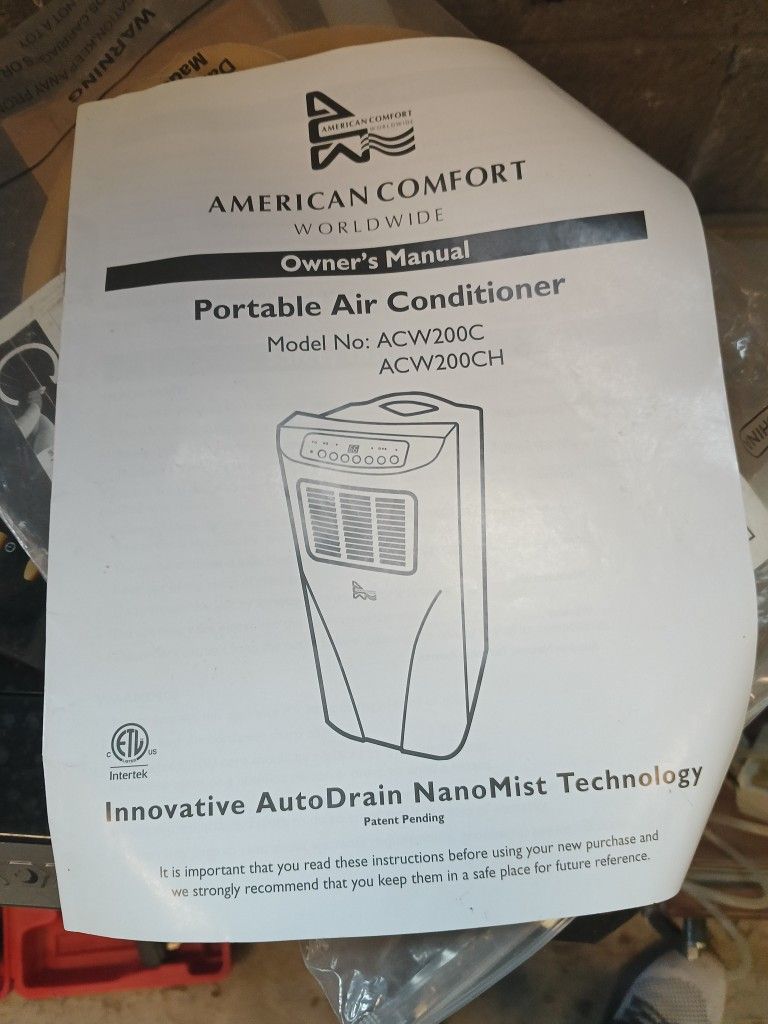 Portable Air Conditioner.