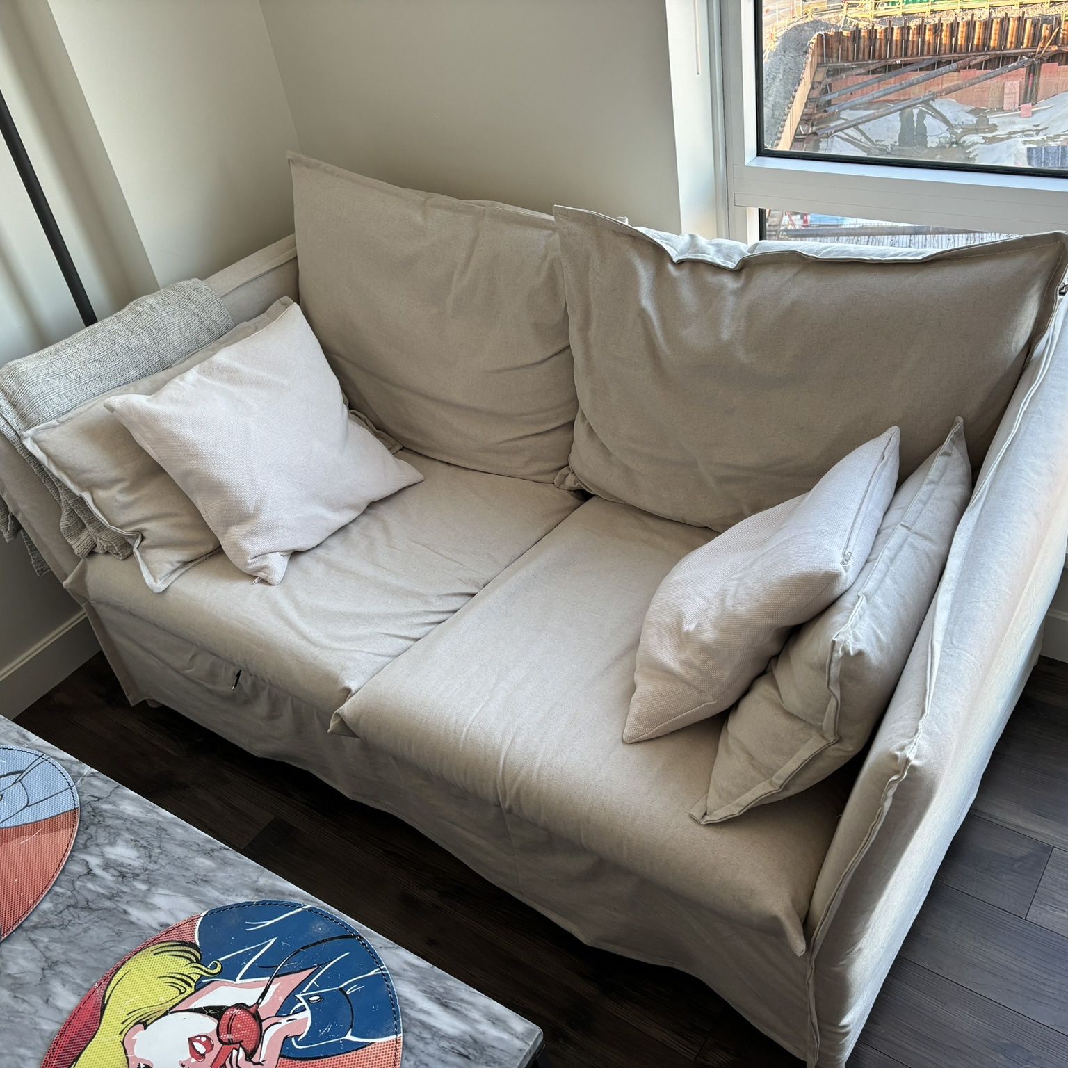 Ikea BACKSÄLEN Loveseat Couch/Sofa