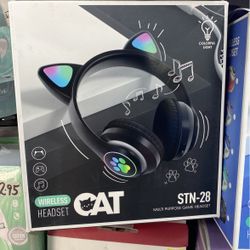 Wireless Bluetooth Headphones Light Up