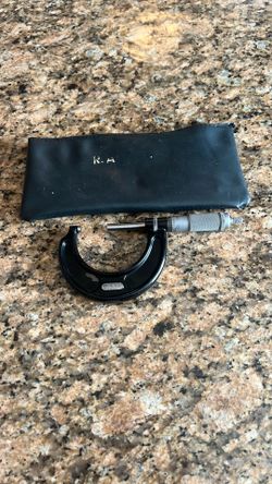 Vintage Miller Falls No. 712 R Micrometer 1-2” With Ratchet Stop USA (Pre-Owned)