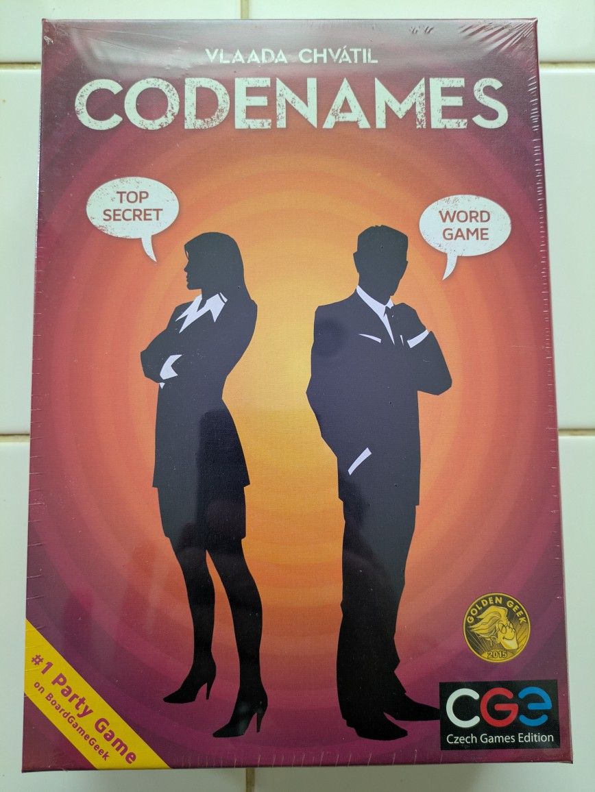 Codenames Boardgame Party Game $10