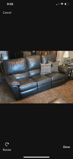Arizona Leather Couch And Chair
