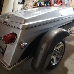 Bike And Trailer Together