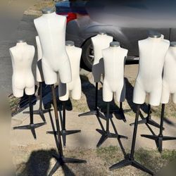 9 Child Mannequins . $60 Each