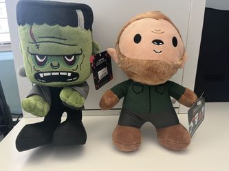 Universal Monsters plushies (Frankenstein’s Monster, And Werewolf Cutie Plushies)