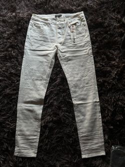 Purple jeans
